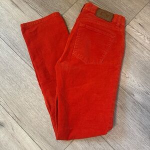 Ralph Lauren Red/Orange Corduroy Pants